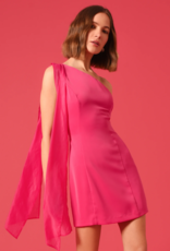 Adelyn Rae Avery One Shoulder Tie Mini Dress (FINAL SALE)