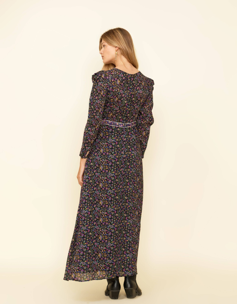 Louizon Flecherdur Printed Maxi Dress