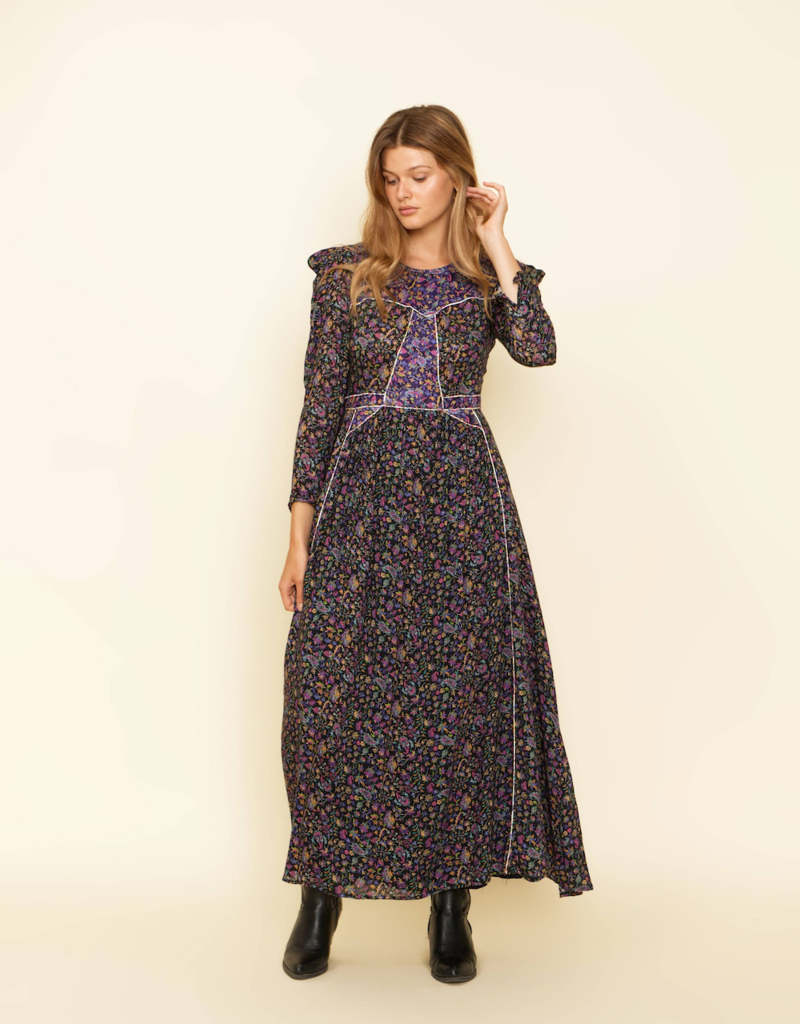 Louizon Flecherdur Printed Maxi Dress