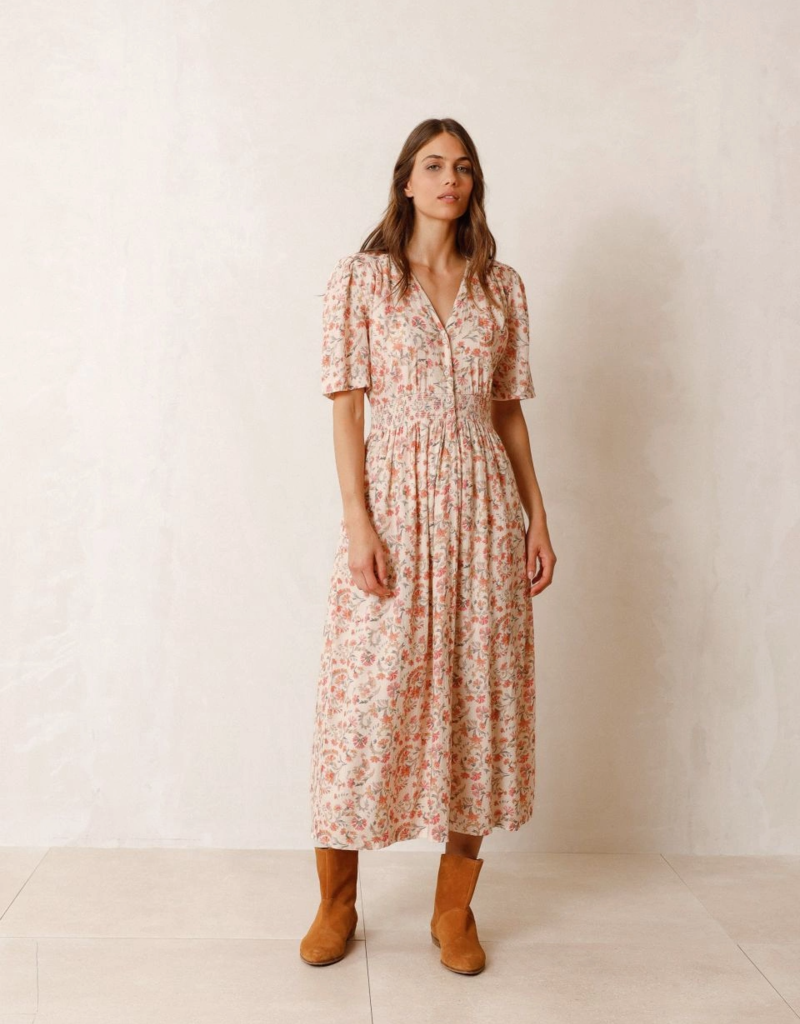  linqin Womens Casual Dresses Trendy Summer Maxi Dress Flowy Summer  Dress Colorful Fish Island Dresses : Clothing, Shoes & Jewelry