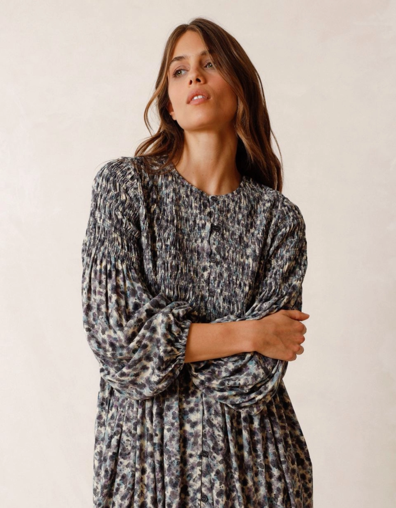 Indi and Cold Elijah Smock Detail Dress