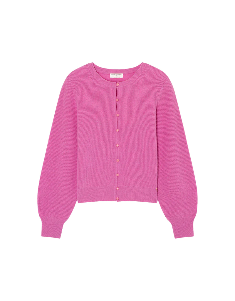Des Petits Hauts Aubepine Rib Knit Cardigan (FINAL SALE)