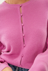 Des Petits Hauts Aubepine Rib Knit Cardigan (FINAL SALE)