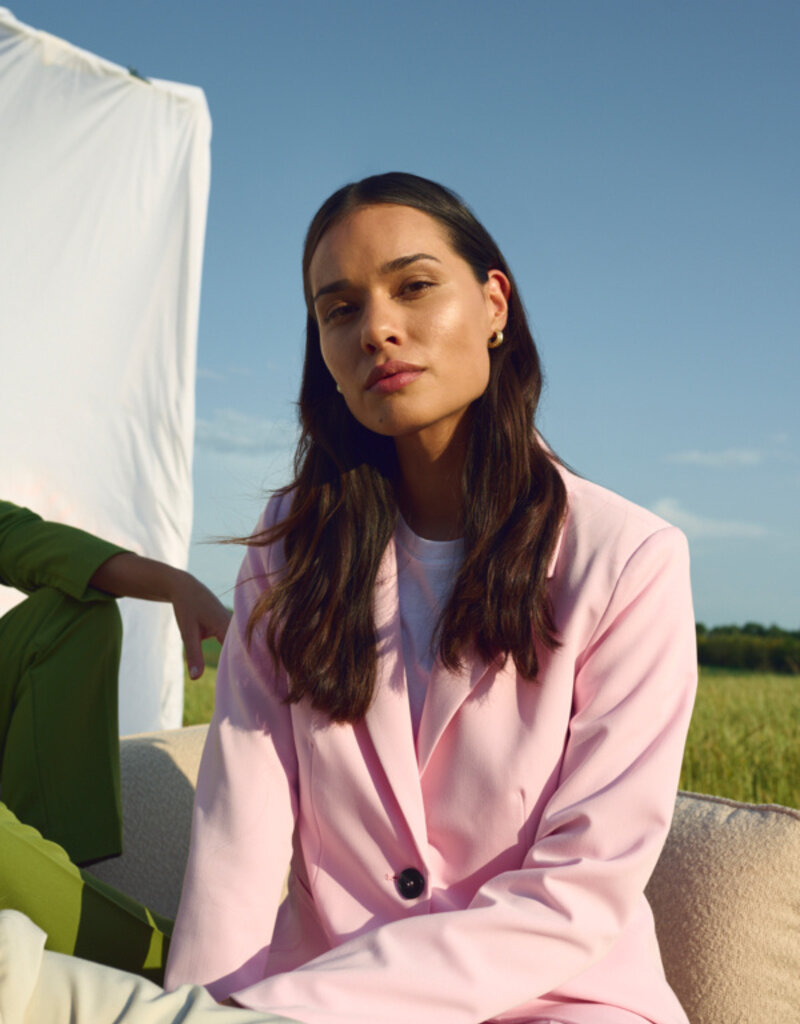 Kaffe Sakura Blazer in Pink Mist (FINAL SALE)