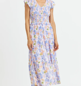 Greylin Sally Floral Smocked Maxi Dress *Only One Left - XL*