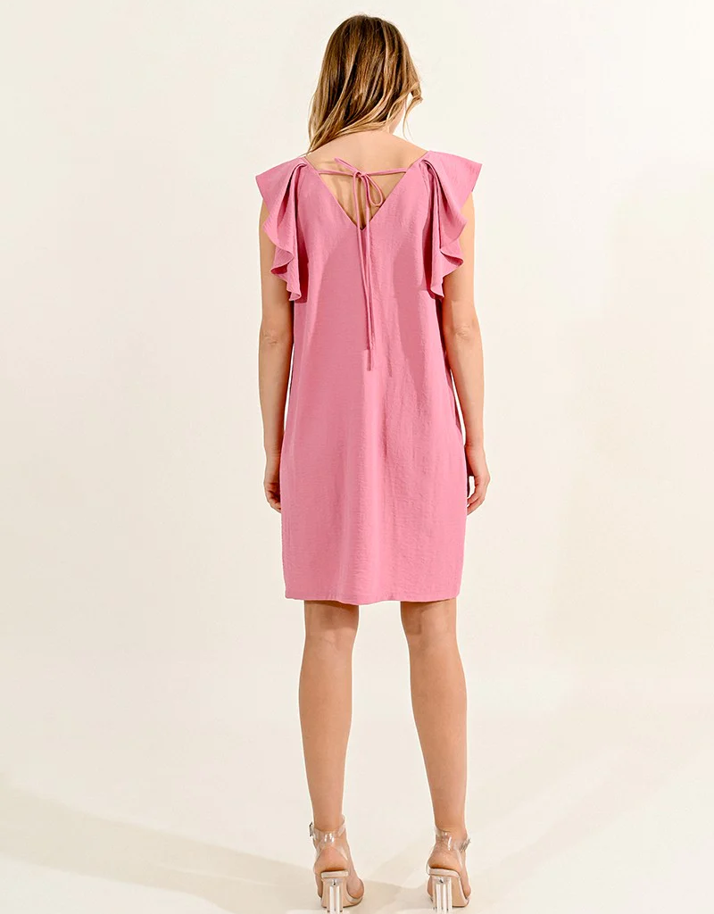 Molly Bracken Angela Frilly Mini Dress (FINAL SALE)