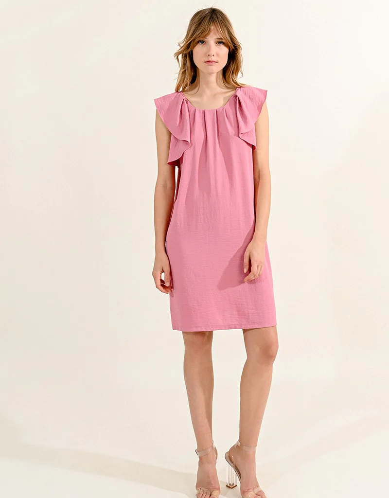 Molly Bracken Angela Frilly Mini Dress (FINAL SALE)