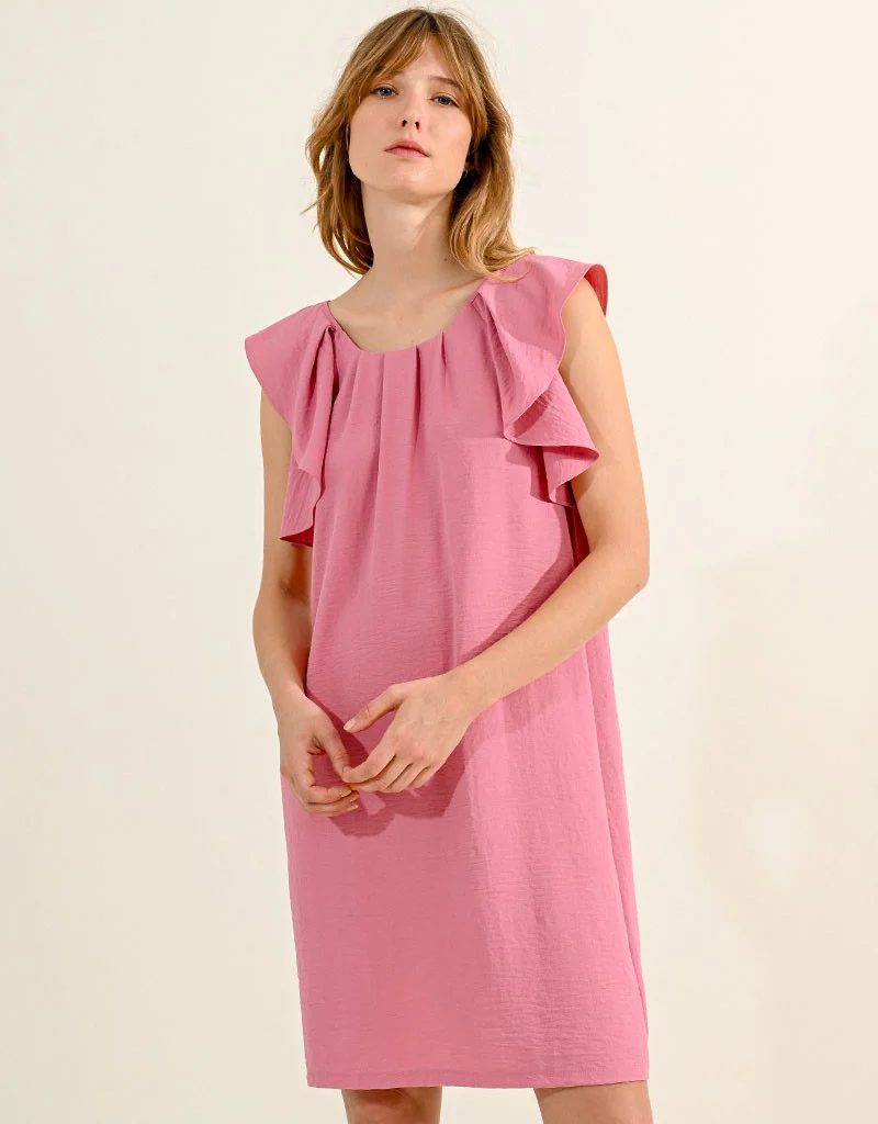 Molly Bracken Angela Frilly Mini Dress (FINAL SALE)