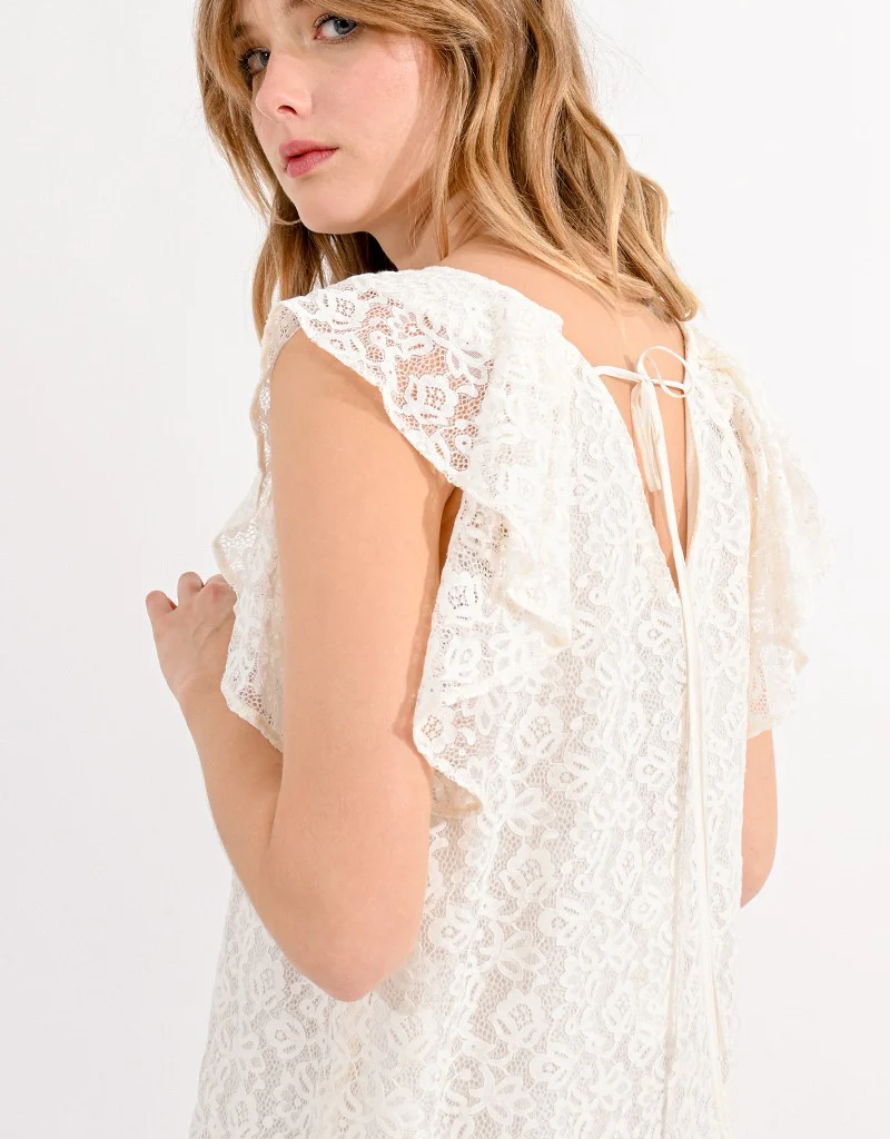 Molly Bracken Jadis Sequined Lace Dress (FINAL SALE)