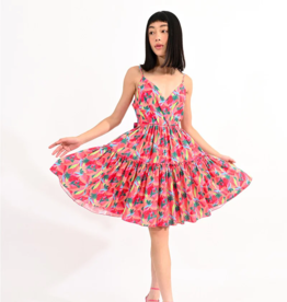 Molly Bracken Zuko Printed Mini Dress