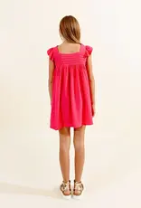 Molly Bracken Kids Clover Girls Square Neck Dress