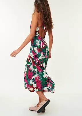 Des Petits Hauts Des Petits Hauts - Ramiko Tie Back Print Dress