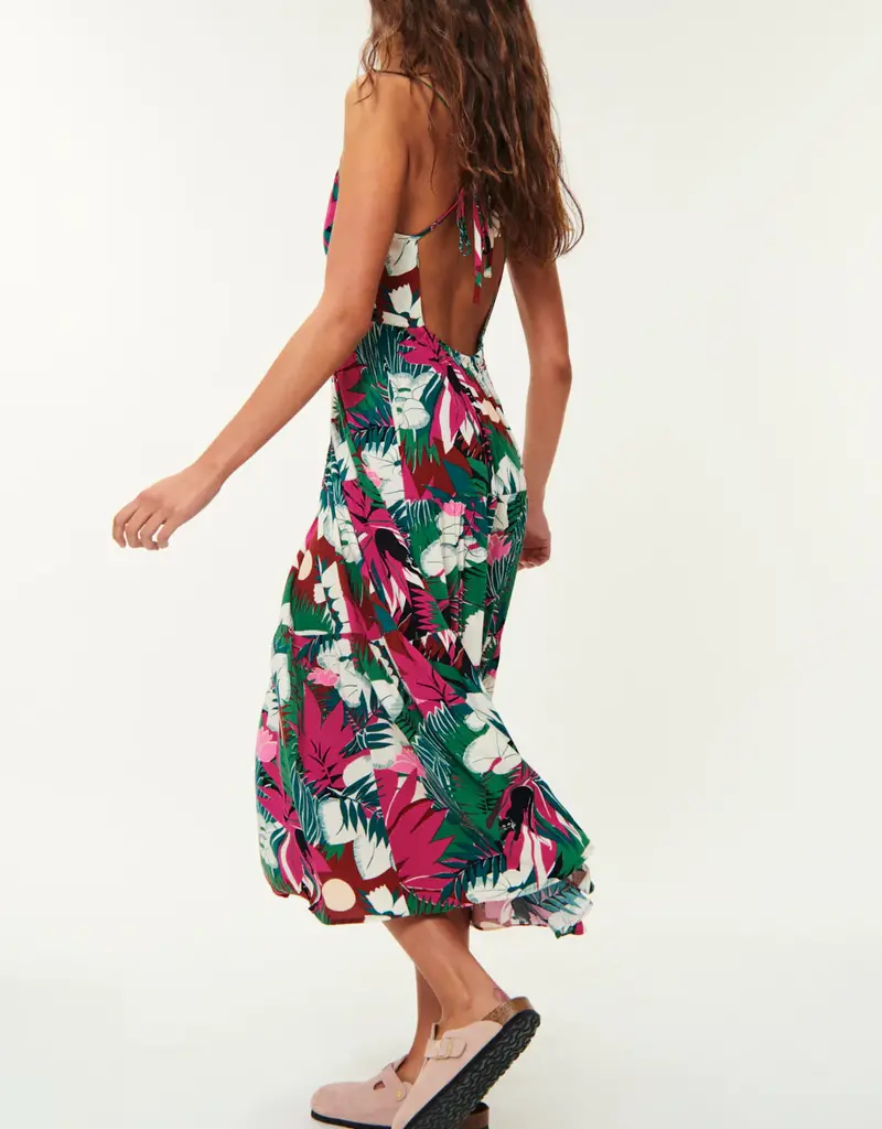 Des Petits Hauts Ramiko Tie Back Print Dress (FINAL SALE)