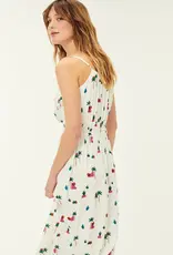 Des Petits Hauts Romea Tank Midi Dress in Cream (FINAL SALE)