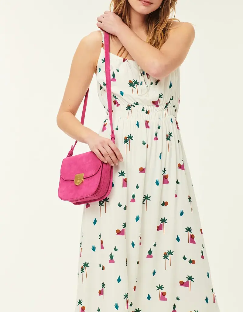Des Petits Hauts Romea Tank Midi Dress in Cream (FINAL SALE)