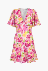 Adelyn Rae Petra Twist Front Floral Mini Dress (FINAL SALE)