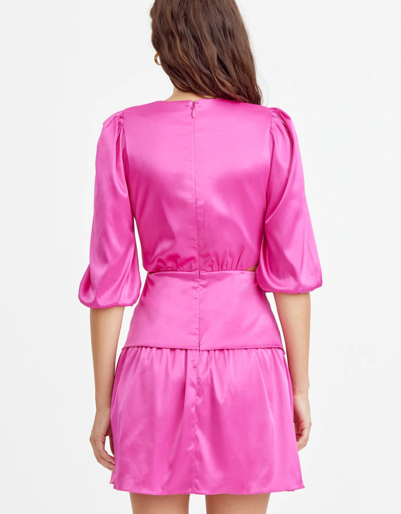 Adelyn Rae Harper Satin Mini Dress (FINAL SALE)