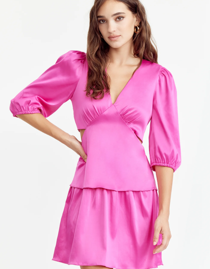 Adelyn Rae Harper Satin Mini Dress (FINAL SALE)