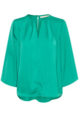InWear Noto Woven Blouse in Emerald