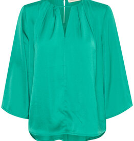 InWear Noto Woven Blouse in Emerald