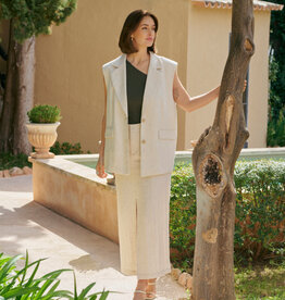 Kaffe Daniella Linen Blend Waistcoat