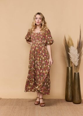 Louizon Byouti Print Long Sleeve Dress *Only One Left - XS*