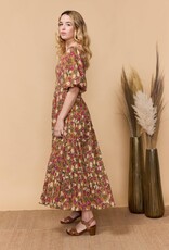 Louizon Byouti Print Long Sleeve Dress (FINAL SALE)