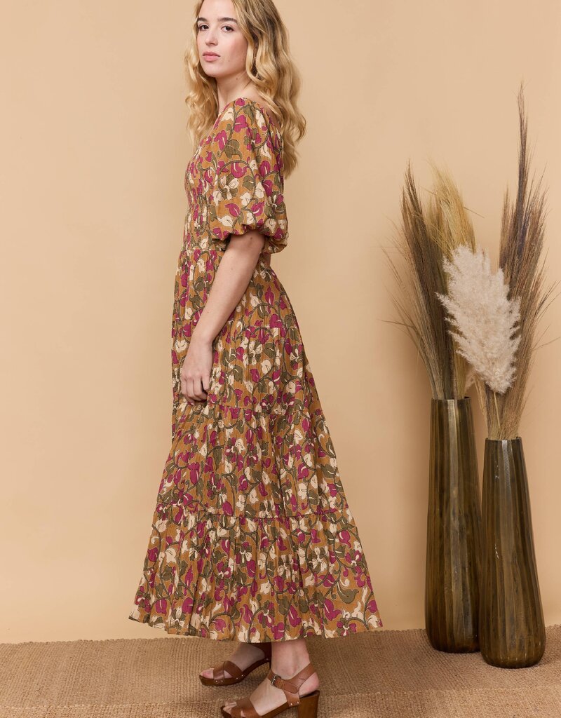 Louizon Byouti Print Long Sleeve Dress (FINAL SALE)