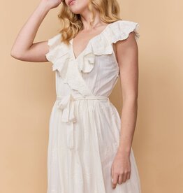 Louizon Palm Springs Embroidered Lace Dress