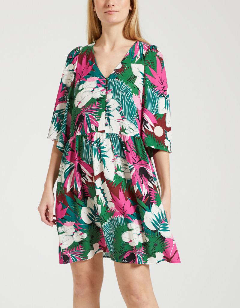 Des Petits Hauts Ramita Short Print Dress (FINAL SALE)