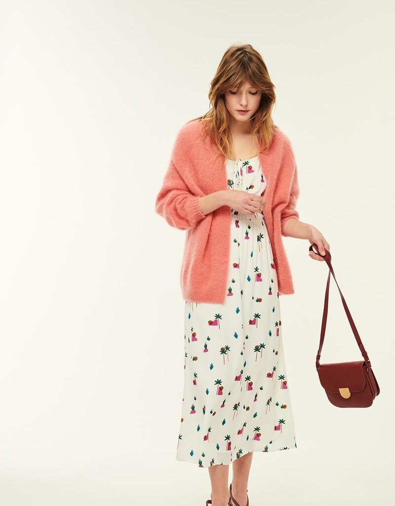 Des Petits Hauts Romea Tank Midi Dress in Cream (FINAL SALE)