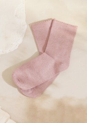Des Petits Hauts Des Petits Hauts - Nessah Lettuce Edge Shimmer Sock *Two Colours*