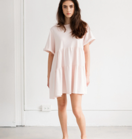 Brunette the Label Tiered T-Shirt Dress