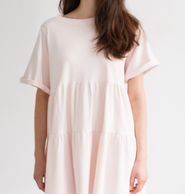 Brunette the Label Tiered T-Shirt Dress