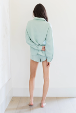 Privilege Rhea Long Sleeve Short Set