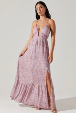 ASTR Minari Watercolour Maxi Dress