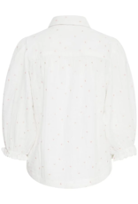 Atelier Reve Camilo Embroidered Blouse *Pink or Blue Hearts*