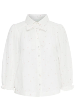 Atelier Reve Camilo Embroidered Blouse *Pink or Blue Hearts*