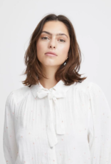 Atelier Reve Camilo Embroidered Blouse *Pink or Blue Hearts*
