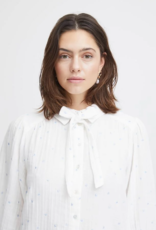 Atelier Reve Camilo Embroidered Blouse *Pink or Blue Hearts*