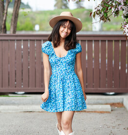 Faithfull Limone Mini Dress *XL left*