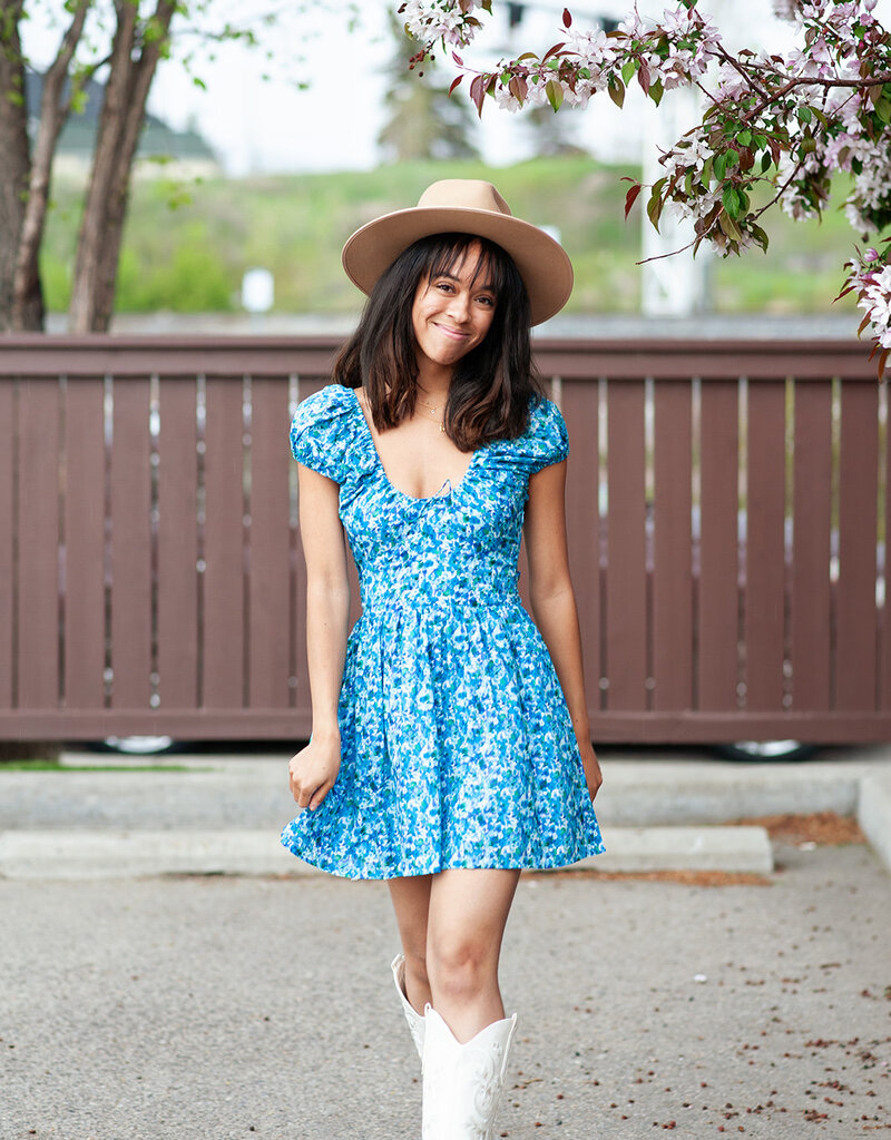 Faithfull Limone Mini Dress FINAL SALE