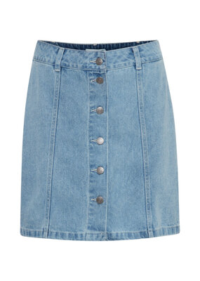 B.Young Kristy Denim Skirt with Buttons (Size 10)