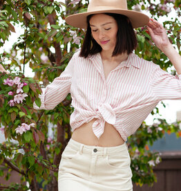 Velvet Heart Riley Roll Tab Sleeve Shirt