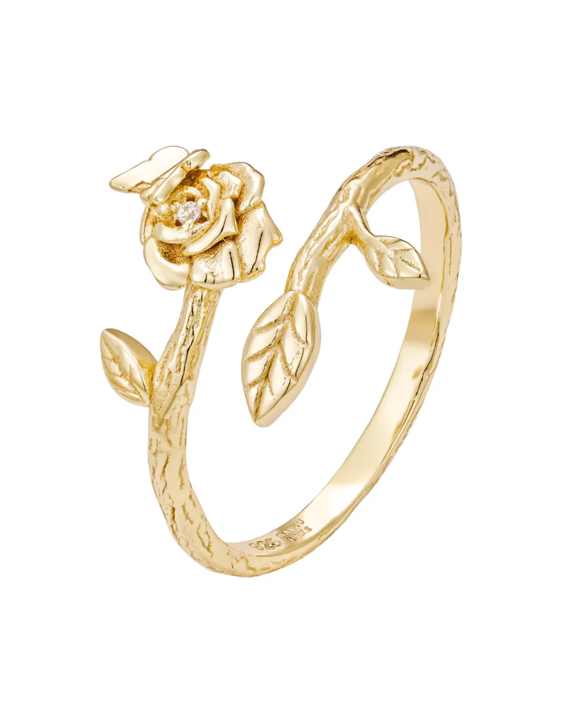 Haiku Lane Rose Vine Ring
