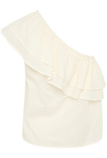 Part Two Ginnie One-Shoulder Ruffle Blouse