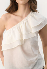 Part Two Ginnie One-Shoulder Ruffle Blouse