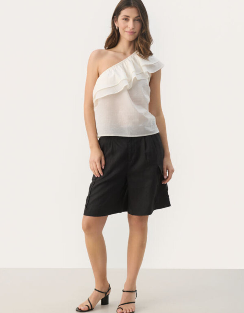Part Two Ginnie One-Shoulder Ruffle Blouse