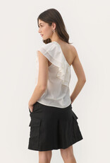Part Two Ginnie One-Shoulder Ruffle Blouse