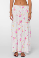 Velvet Heart Irene Pink Summer Roses Maxi Skirt